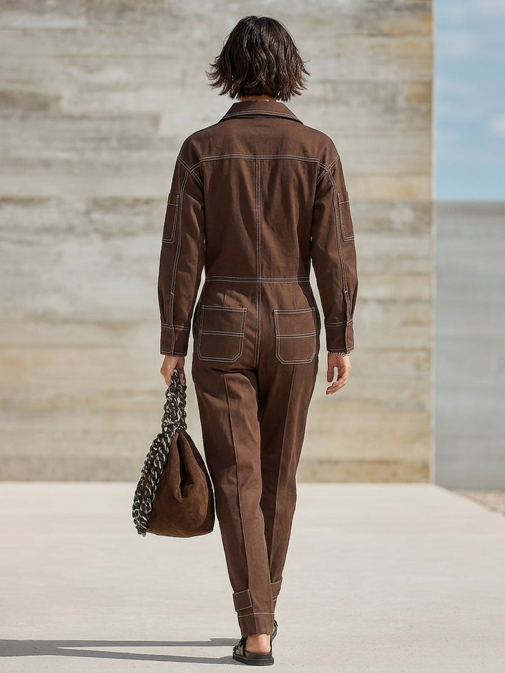 Muriel™ Straight-Leg Jumpsuit full-length view