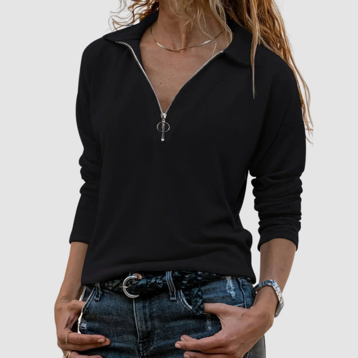 Shea™ Top with Zip Detail