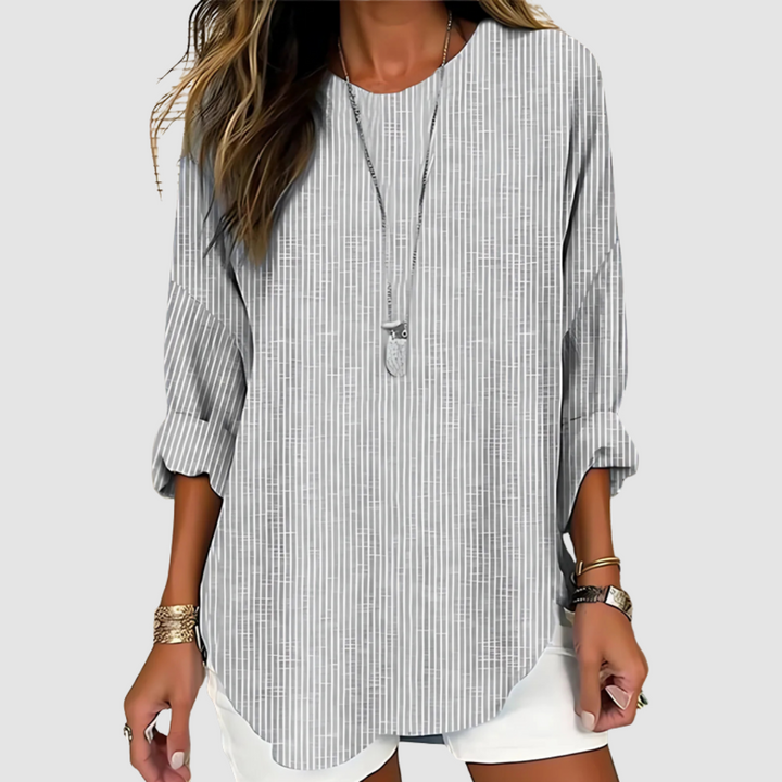 Ria™ Trendy Striped Blouse