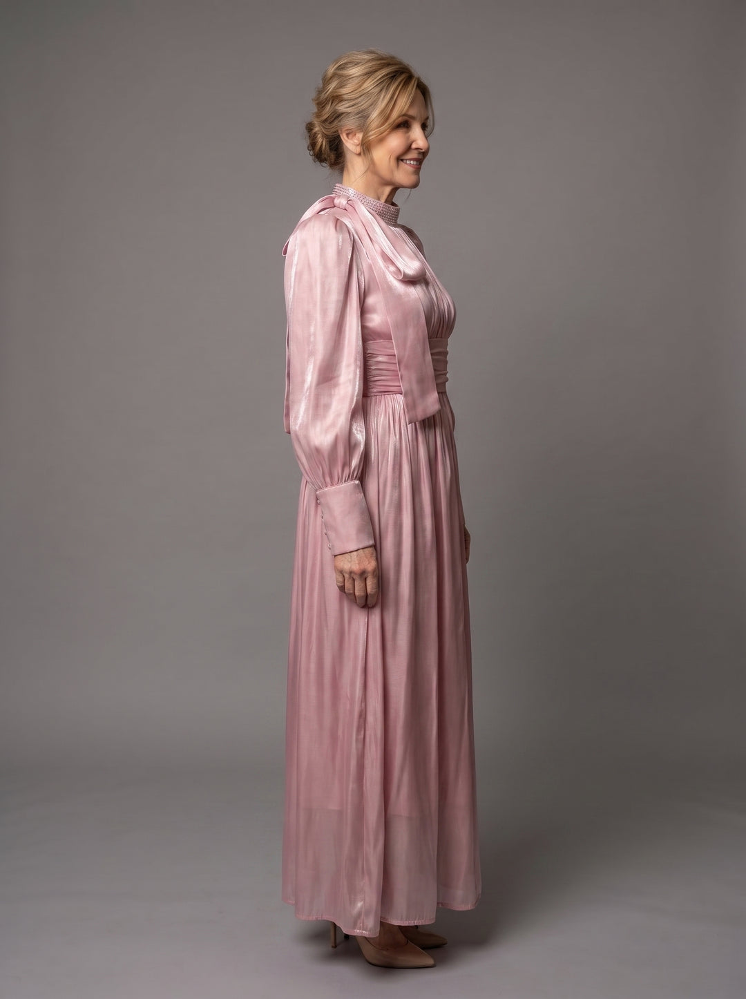 Adelaide™ Pleated Belted Maxi Dress