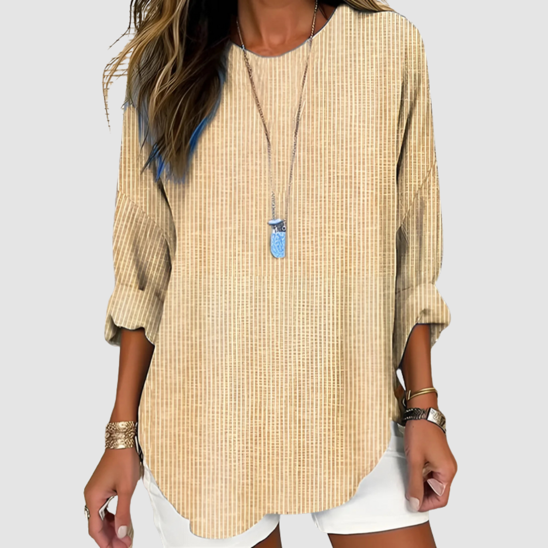 Ria™ Trendy Striped Blouse