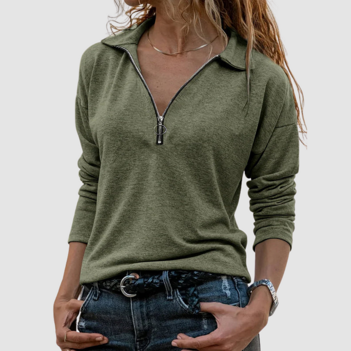 Shea™ Top with Zip Detail