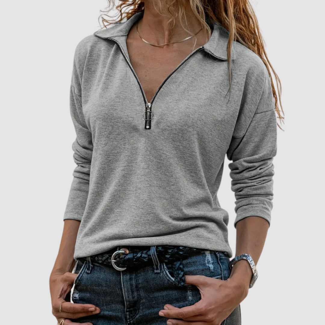 Shea™ Top with Zip Detail