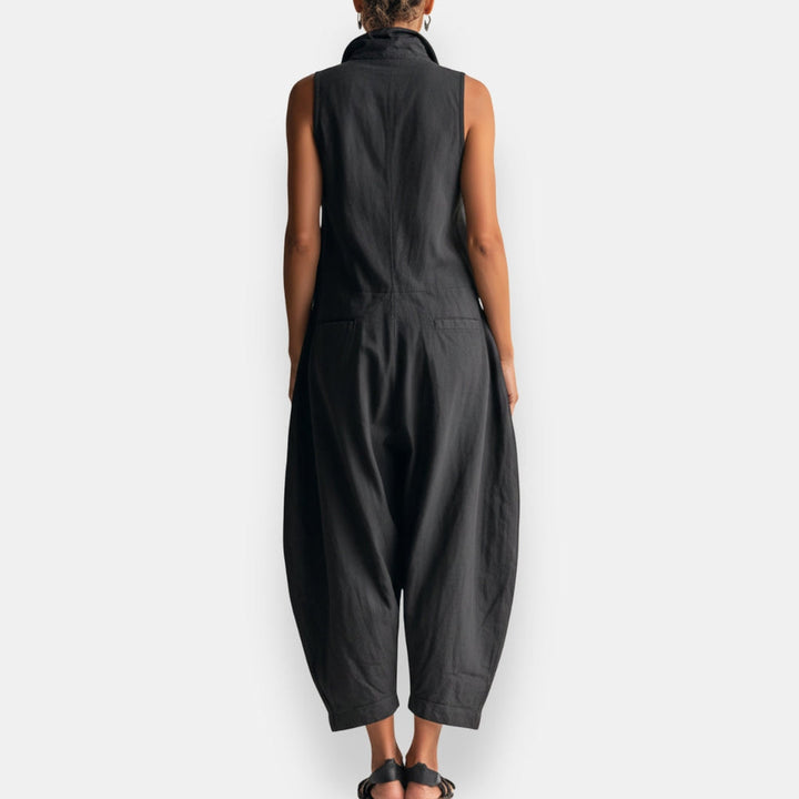 Janet cargo jumpsuit, back view