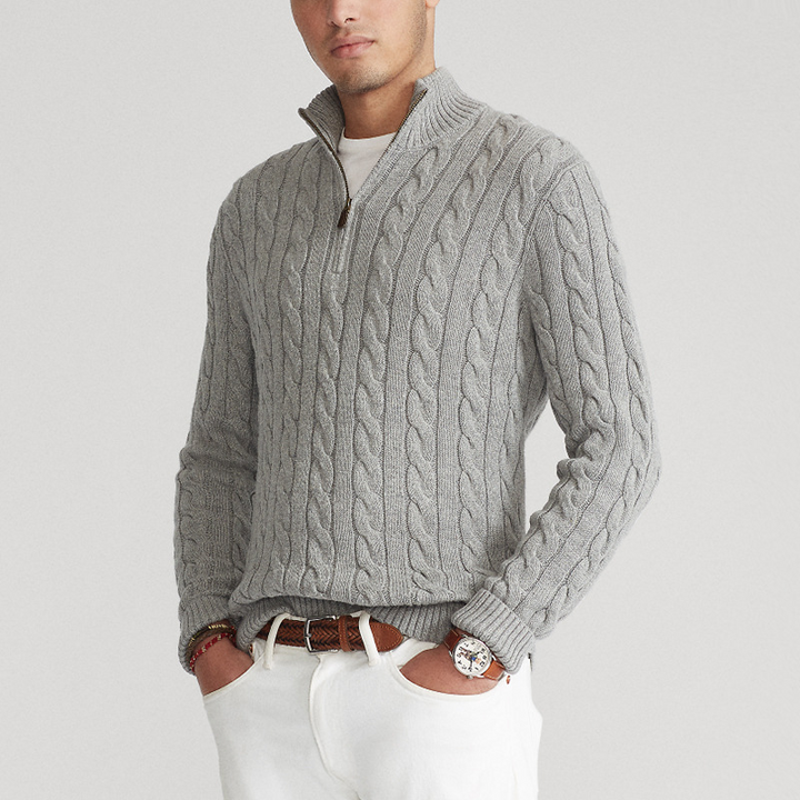 Colyn™ Old Money Half-Zip Sweater