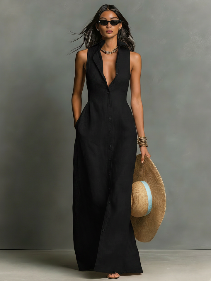 Emery™ Maxi Shirt Dress