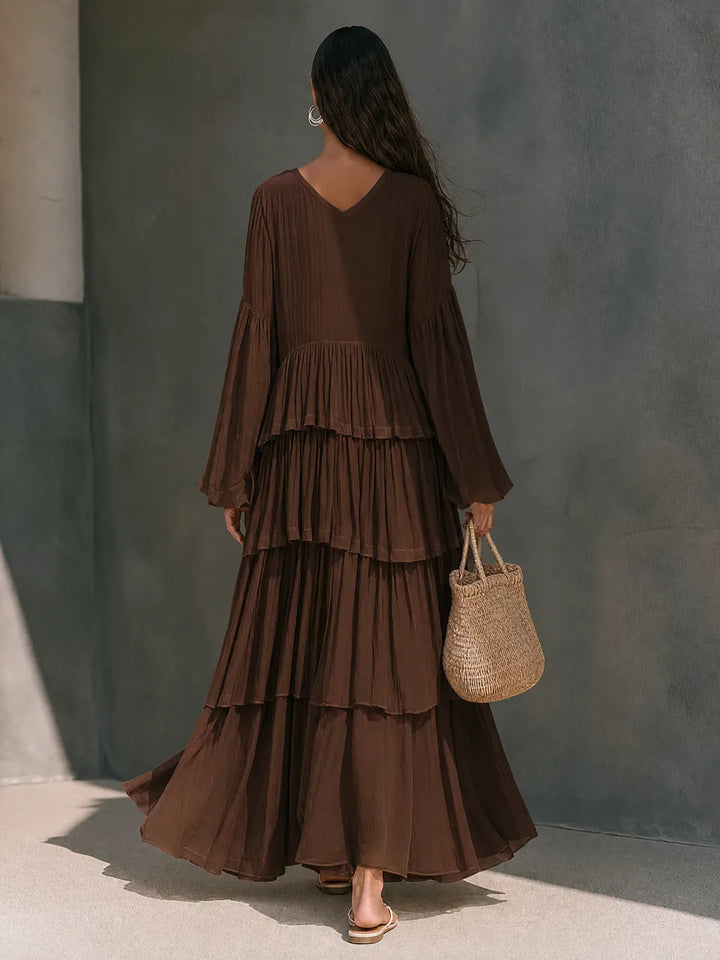 Geraldine™ Tiered Ruffle Maxi Dress full-length view
