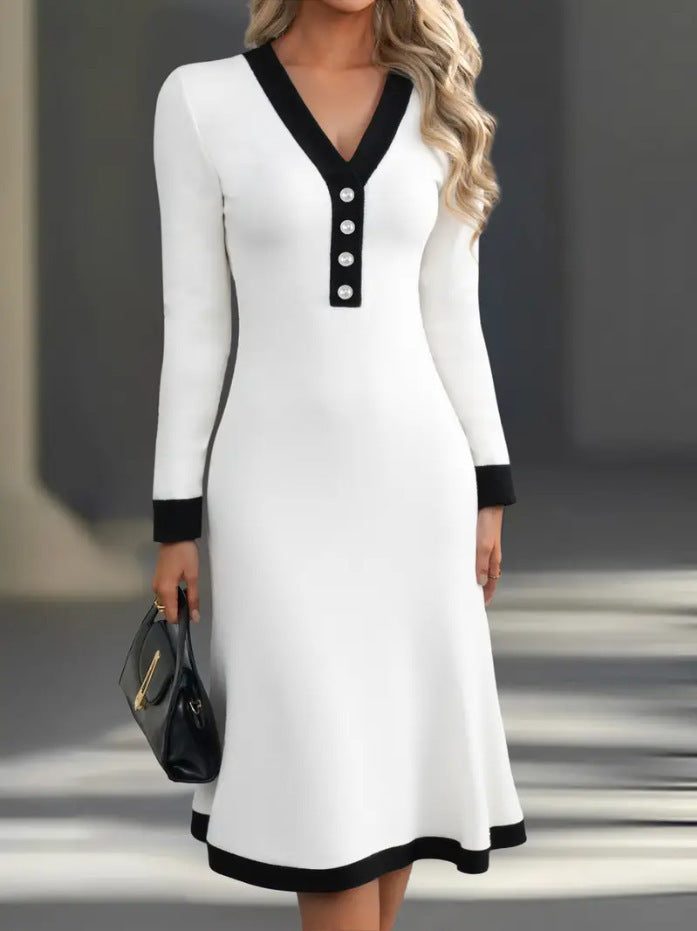 Kaylin™ Stylish Long-Sleeve Dress