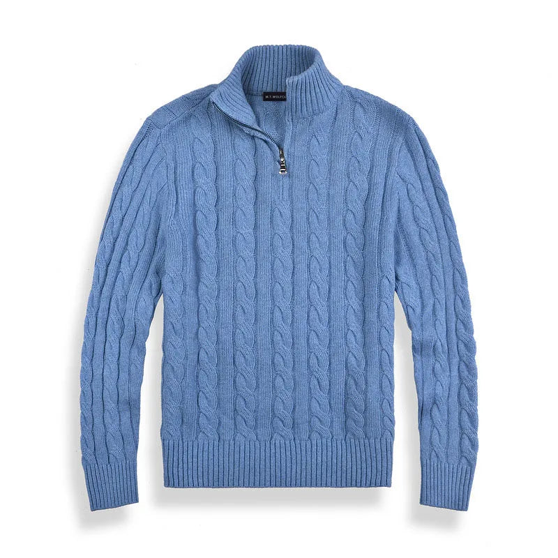 Colyn™ Old Money Half-Zip Sweater