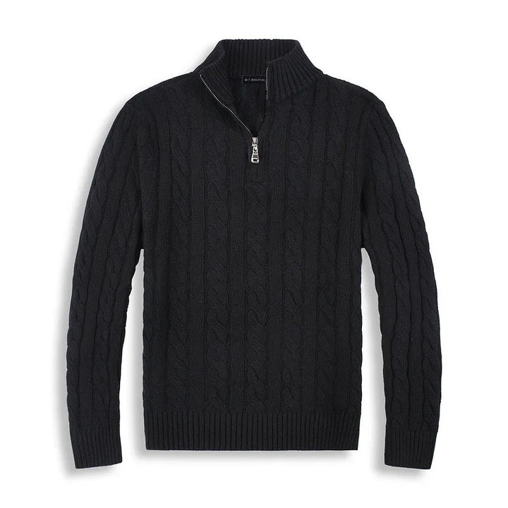 Colyn™ Old Money Half-Zip Sweater