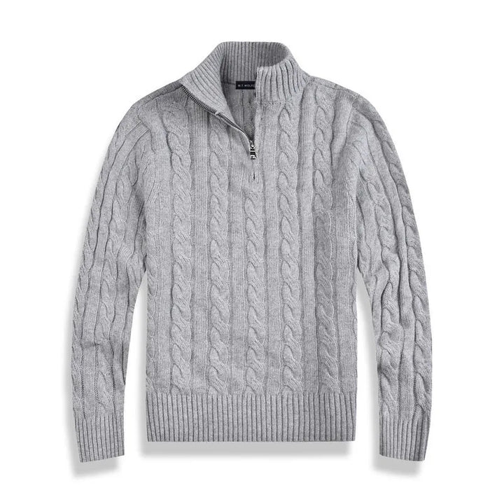 Colyn™ Old Money Half-Zip Sweater