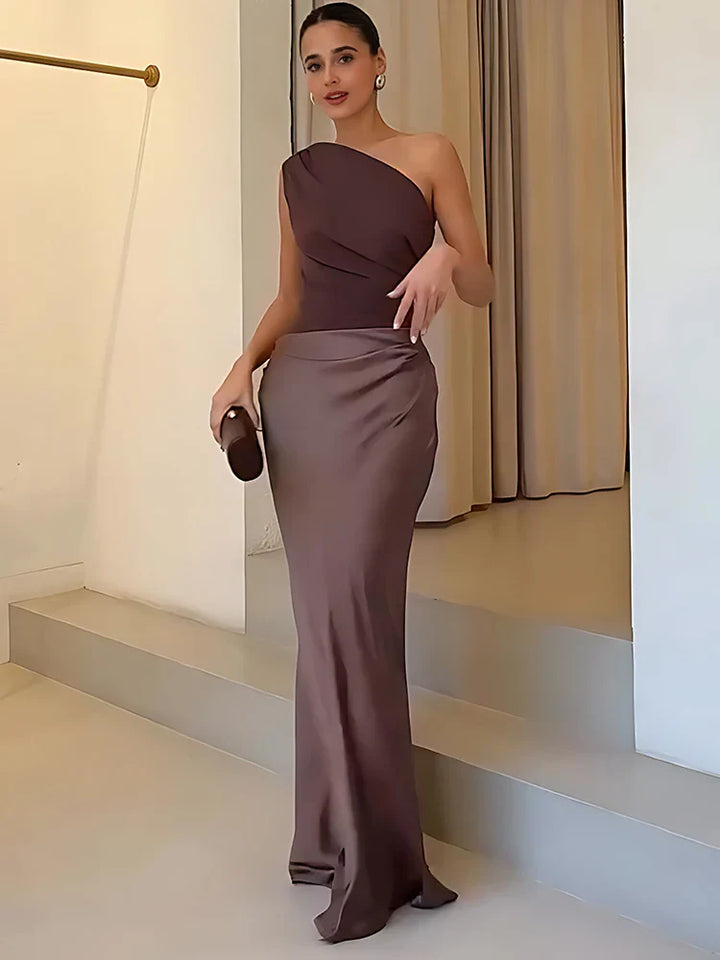 Seana™ One-Shoulder Maxi Dress