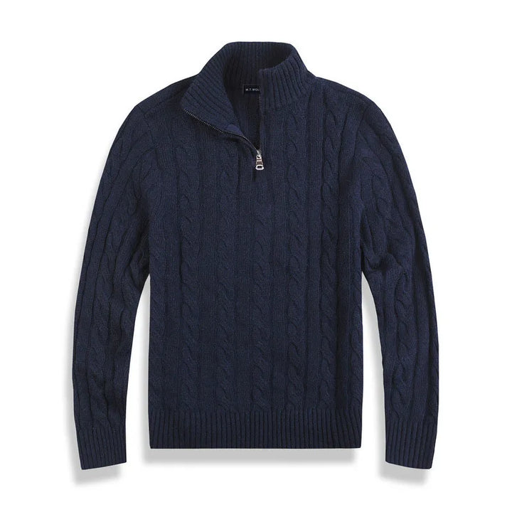 Colyn™ Old Money Half-Zip Sweater