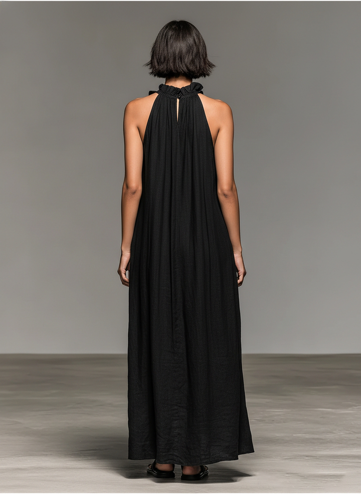 Jeanette™ Ruffle Trim Maxi Dress, full length view